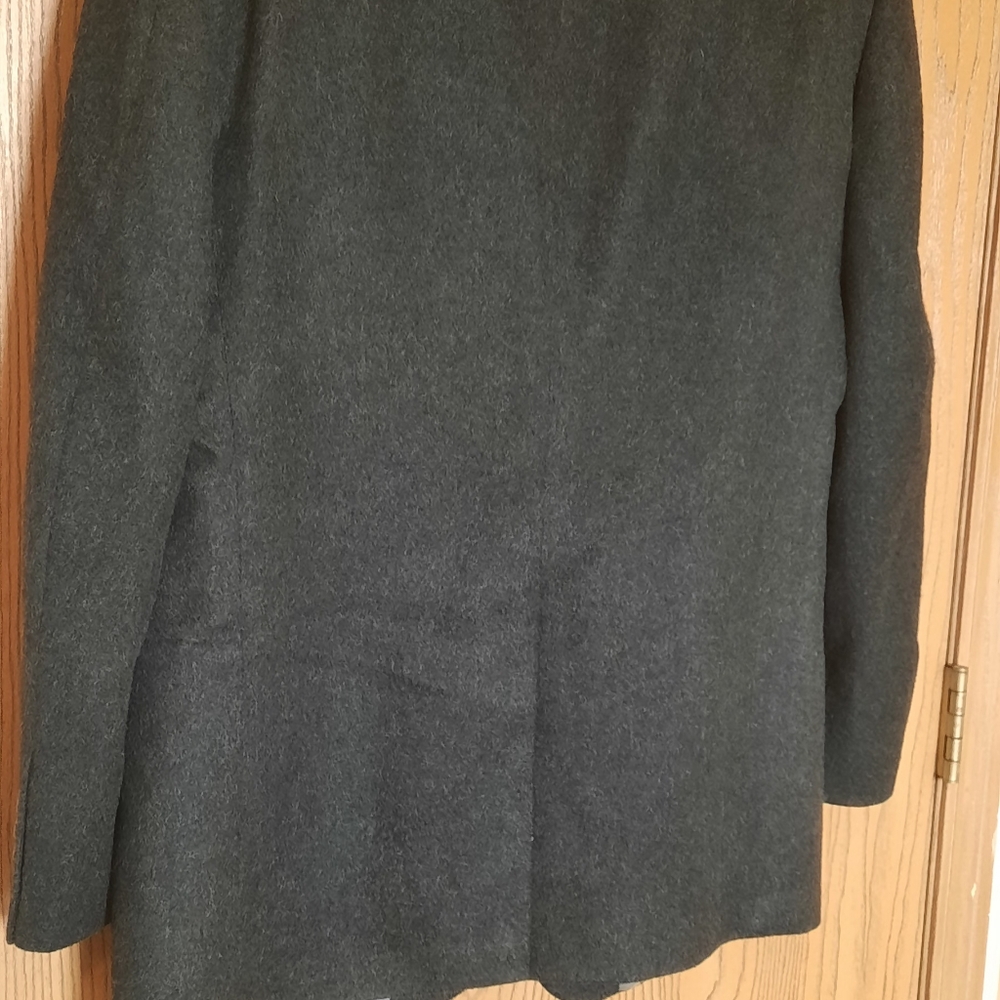 Bill Blass Mens 100%Cashmere Charcoal Gray Blazer Size 42 Regular - Picture 6 of 12